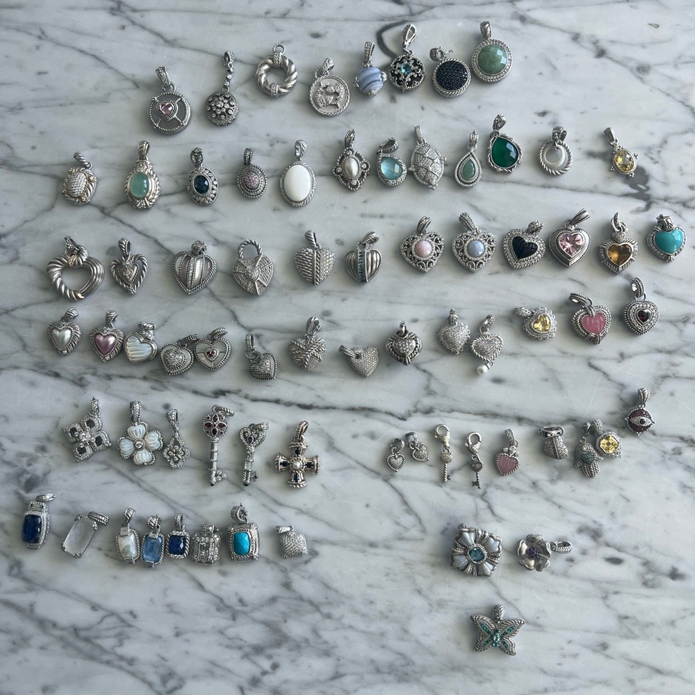 Judith Ripka Enhancers/Pendant/Pins (“Lot” of 72) - Free Shipping!!